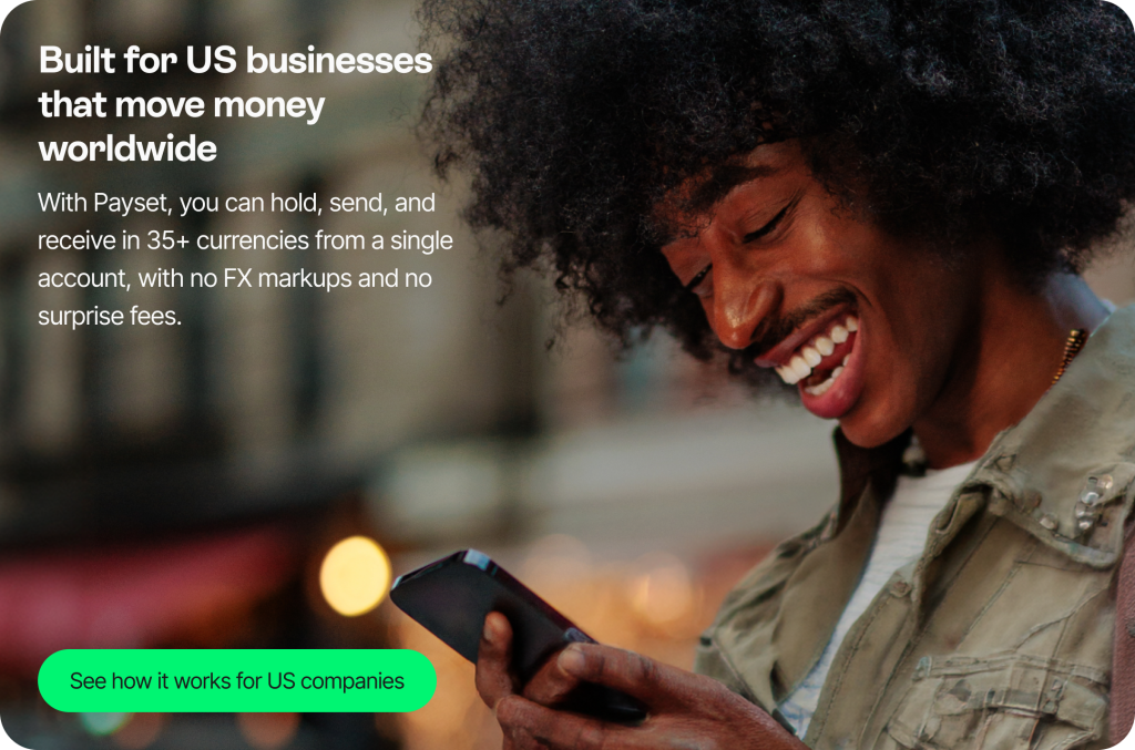 payset multi currency account us business
